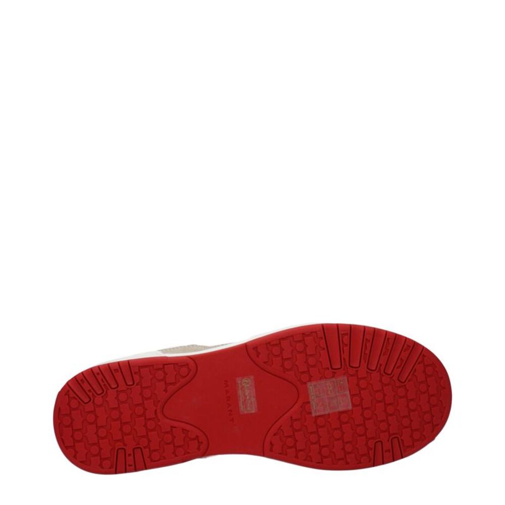 Isabel Marant White Leather Low Top Men's Sneakers - Picture 5 of 5